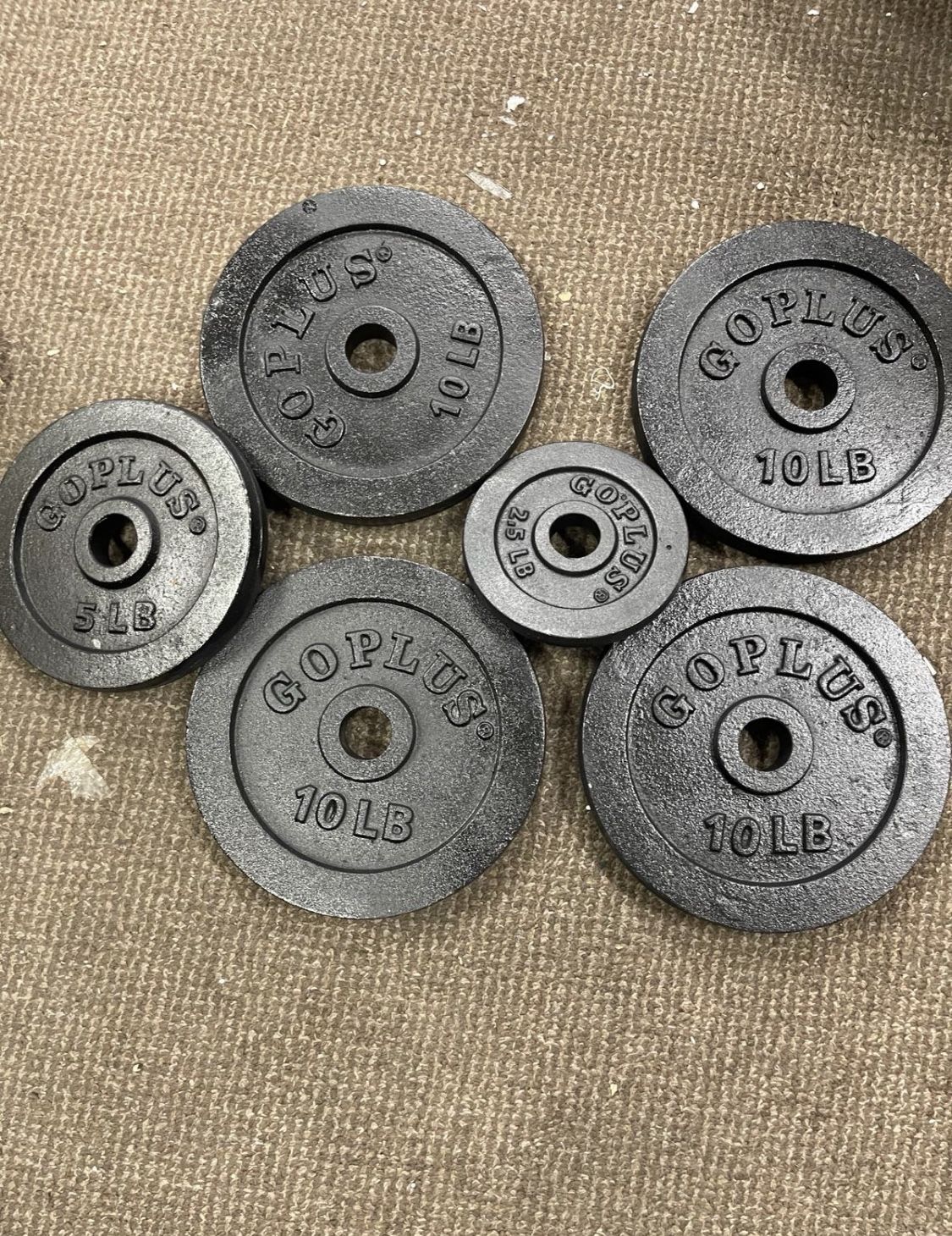 Cast Iron Dumbbell Weight Set