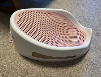 Baby Bath Support Pink and White