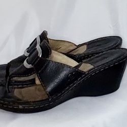 Born Sandals, Black, Wedge Heel, Women’s 11