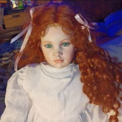 Two Beautiful Large VNG  Porcelain Dolls 