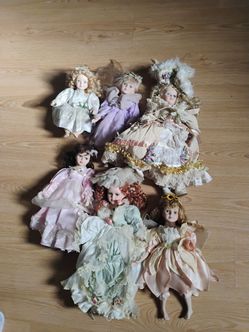 Glass dolls collection