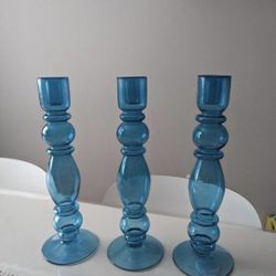 Set Of 3 Candle Holders