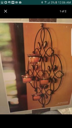 Beautiful metal candle holder