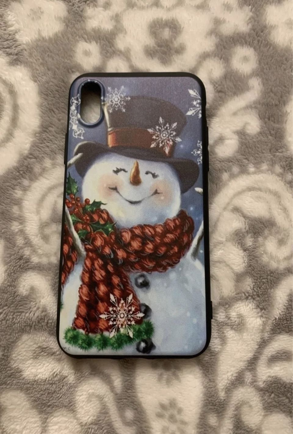 Snowman soft case for iPhone X