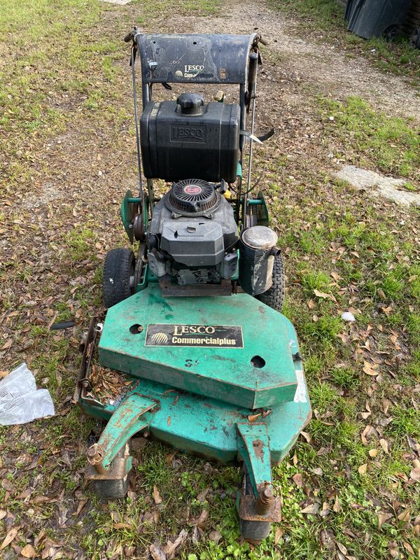 Lesco 32 walk behind mower for Sale in Houston, TX - OfferUp