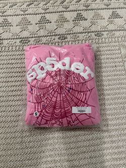 OG pink Sp5der hoodie size S