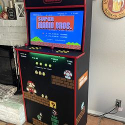 Custom Super Mario Arcade Cabinet with over 20,000 Retro Games NES SNES SEGA 