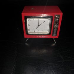 Miniature TV Clock $25
