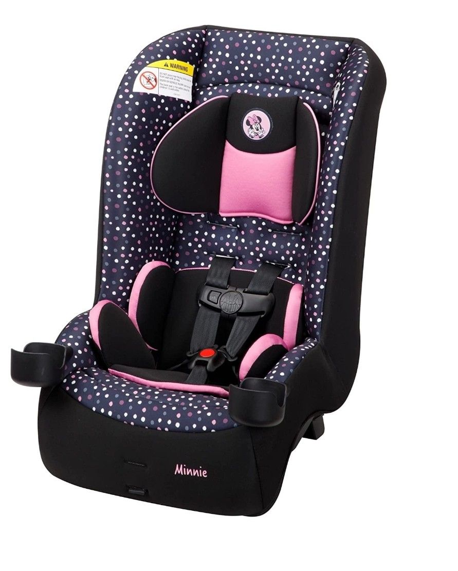 Disney Baby Jive 2 in 1 Convertible Car Seat, Minnie Dot Party