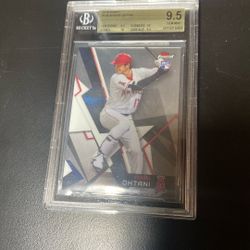 2018 Topps Finest Shohei Ohtani #100 Rookie Bgs 9.5++ w/two 10 Subgrades