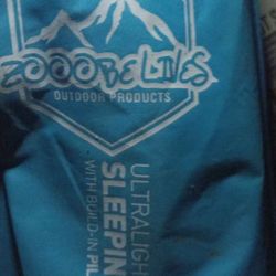 Zooobelives Blue Sleep Pad With Pillow