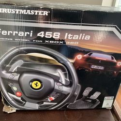 Thrustmaster Ferrari 458 Driving wheel And Pedals For Xbox
