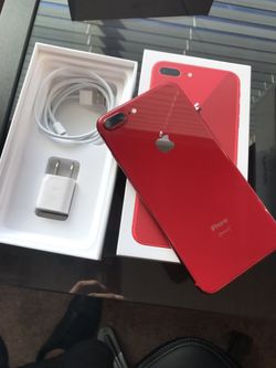 Iphone 8+ 256gb Red Unlock For Any Company