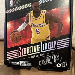 LeBron James NBA Los Angeles Lakers Starting Lineup 6” Scale Action Figure