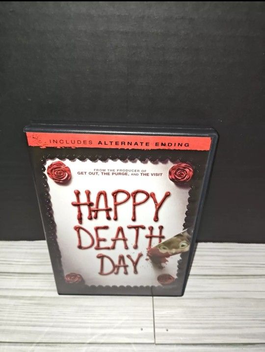 Happy Death Day (DVD, 2017) Horror Thriller Action Movie With Alternate Ending