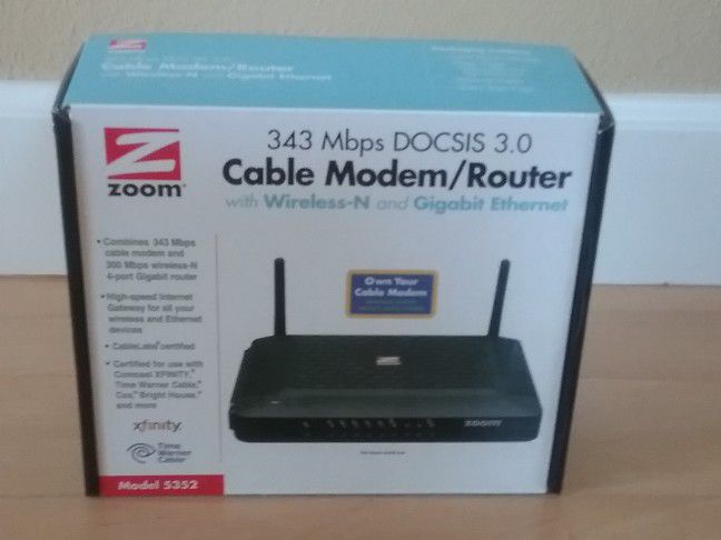 ZOOM Cable Modem / Router