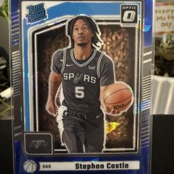 Stephon Castle Rated Rookie Blue Cracked Ice
