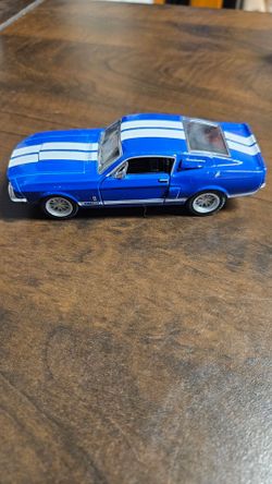 Navy Blue Kinsmart 1967 Shelby GT 500 KT5372 scale 1/38
