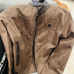 Brand New F Collection Leather Bomber 
