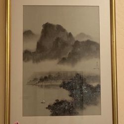 David Lee Framed Lithograph 