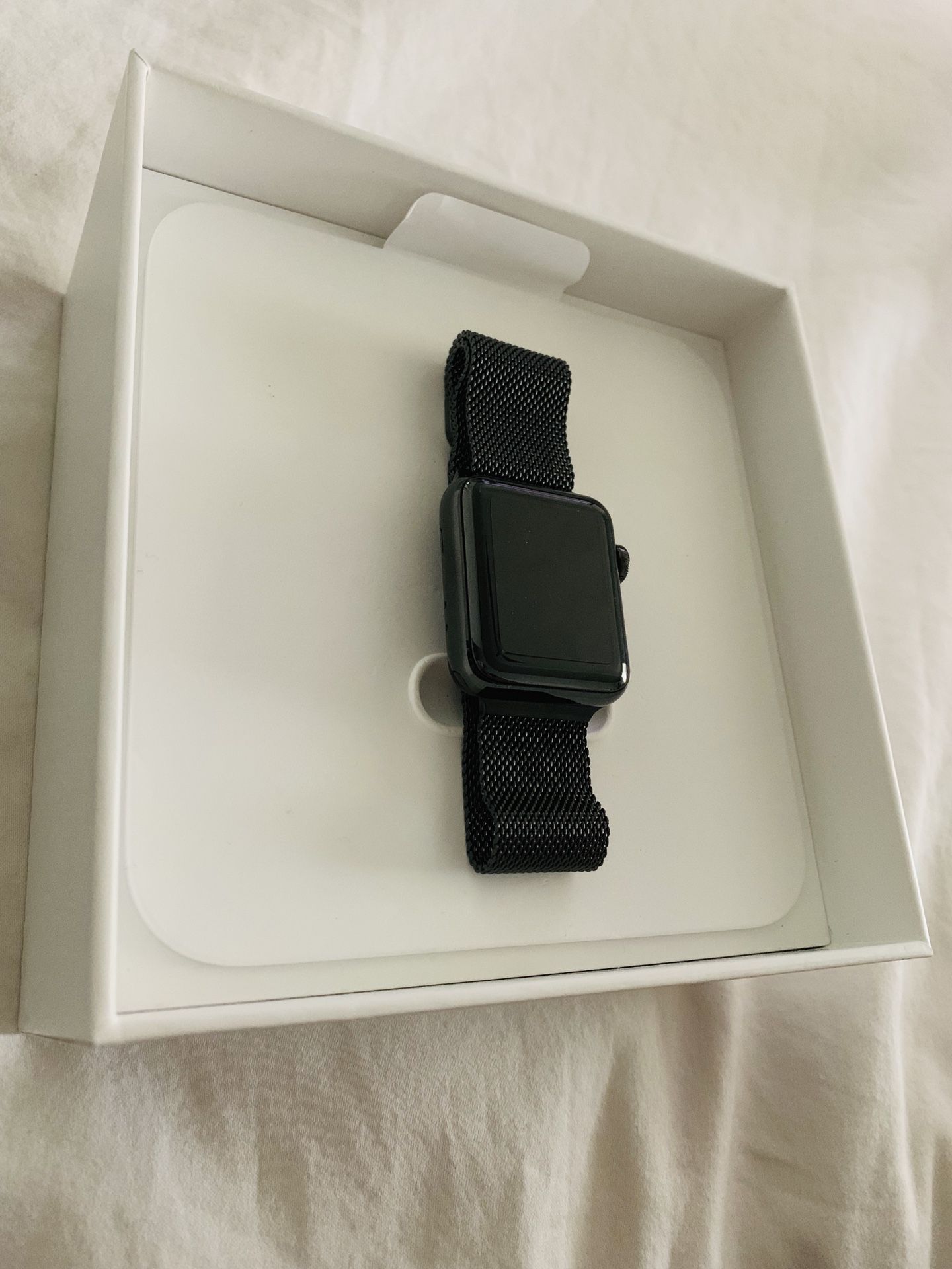 New Apple 🍏 Watch Series 3 (GPS+LTE) 38MM Stainless Steel Case - Black