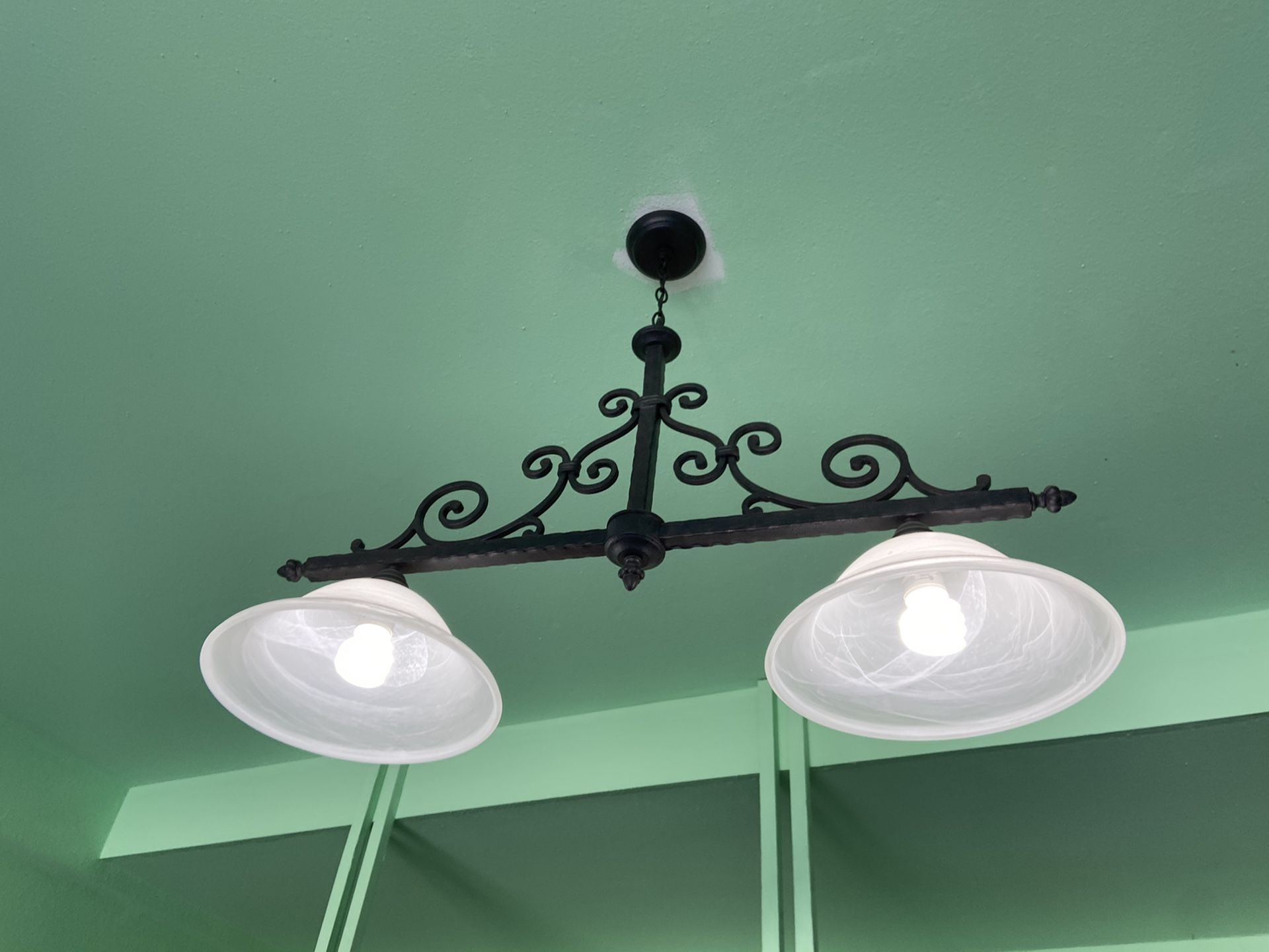 Pool Table Chandelier