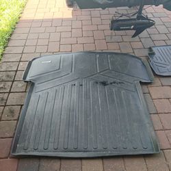 Kia Telluride Floor Mat Bundle (Full OEM Cloth Mat Set + Full Smartliner Weather Set)