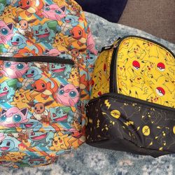 Pokémon Backpack And Lunchbag