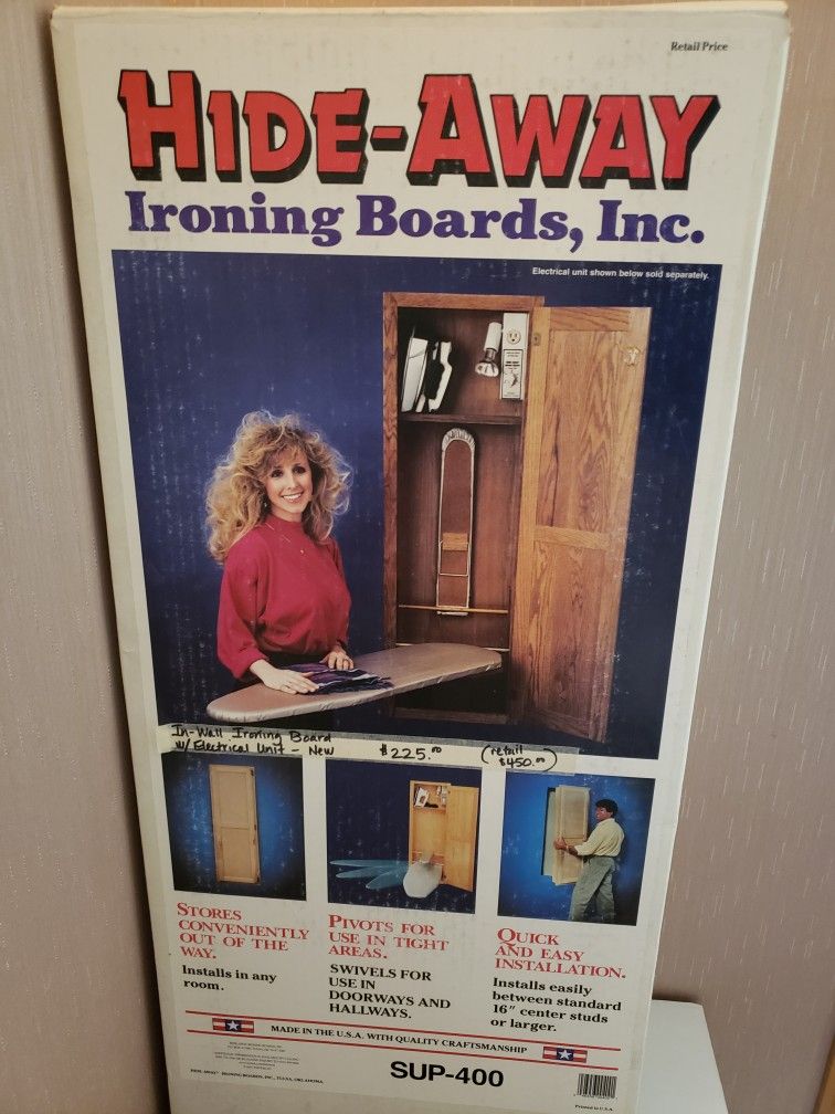 Hide-Away Ironing Board