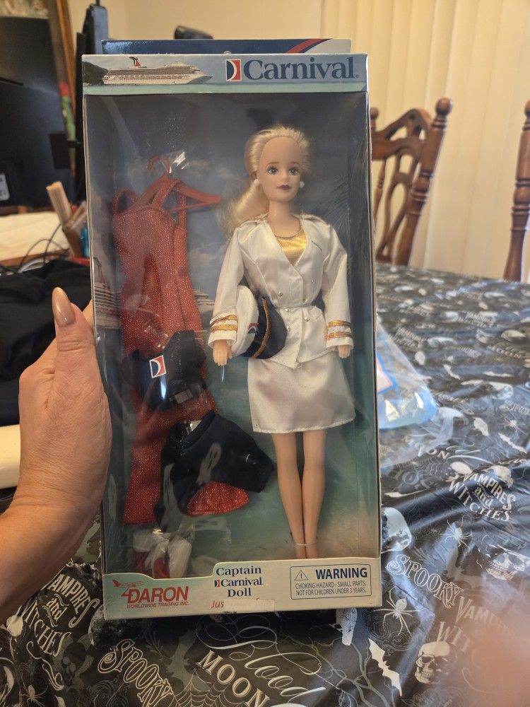 Captain Carnival Cruise Line DOLL