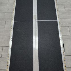 6 FT portable Wheelchair Ramp, Seamless Non-Slip Aluminum Ramps for Wheelchairs for Home