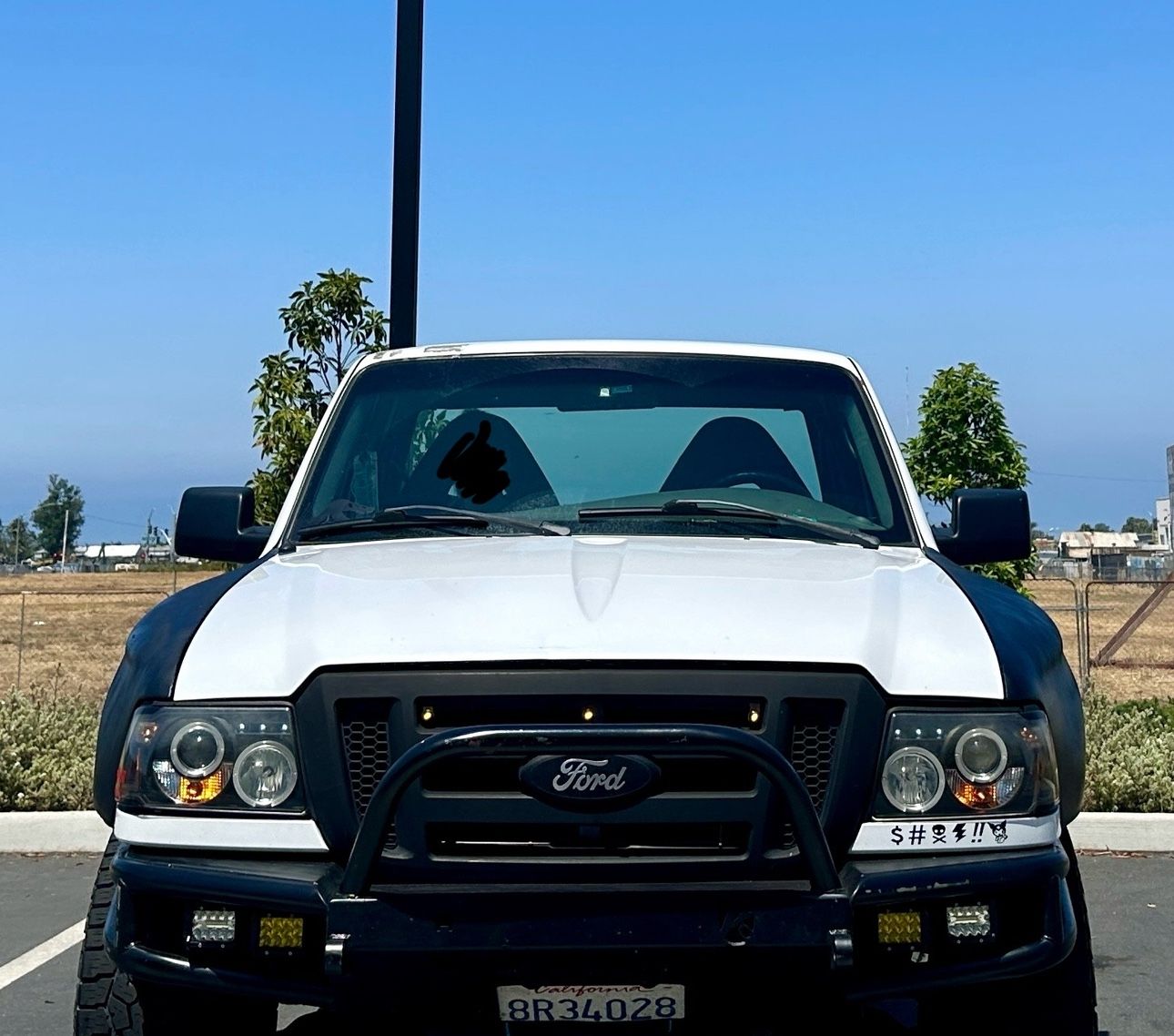 affordable off road ford ranger bumper and skid plate
