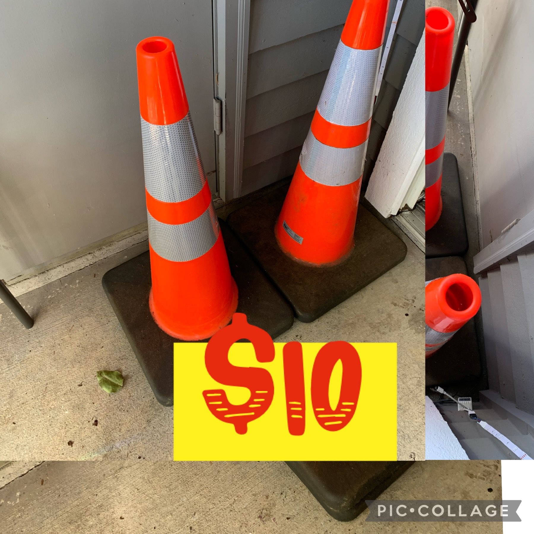 2 Safety Cones