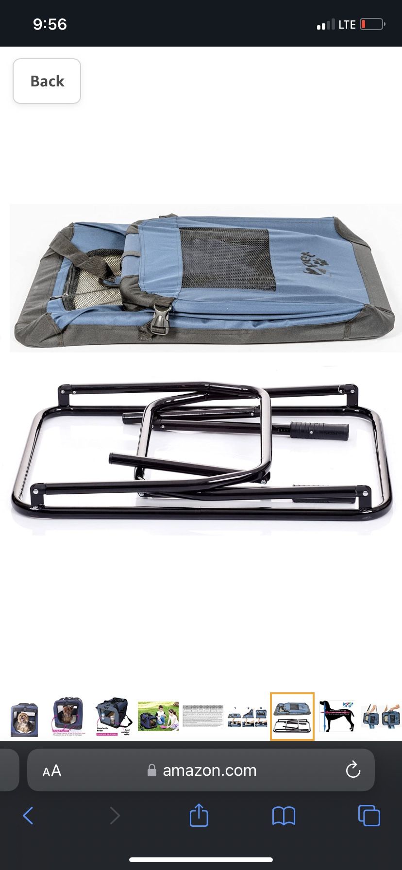 Soft Dog Crate Size Small