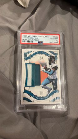 2025 national treasures Travis hunter heirlooms relic psa 10