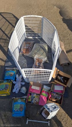 Bundle of rabbit supplies