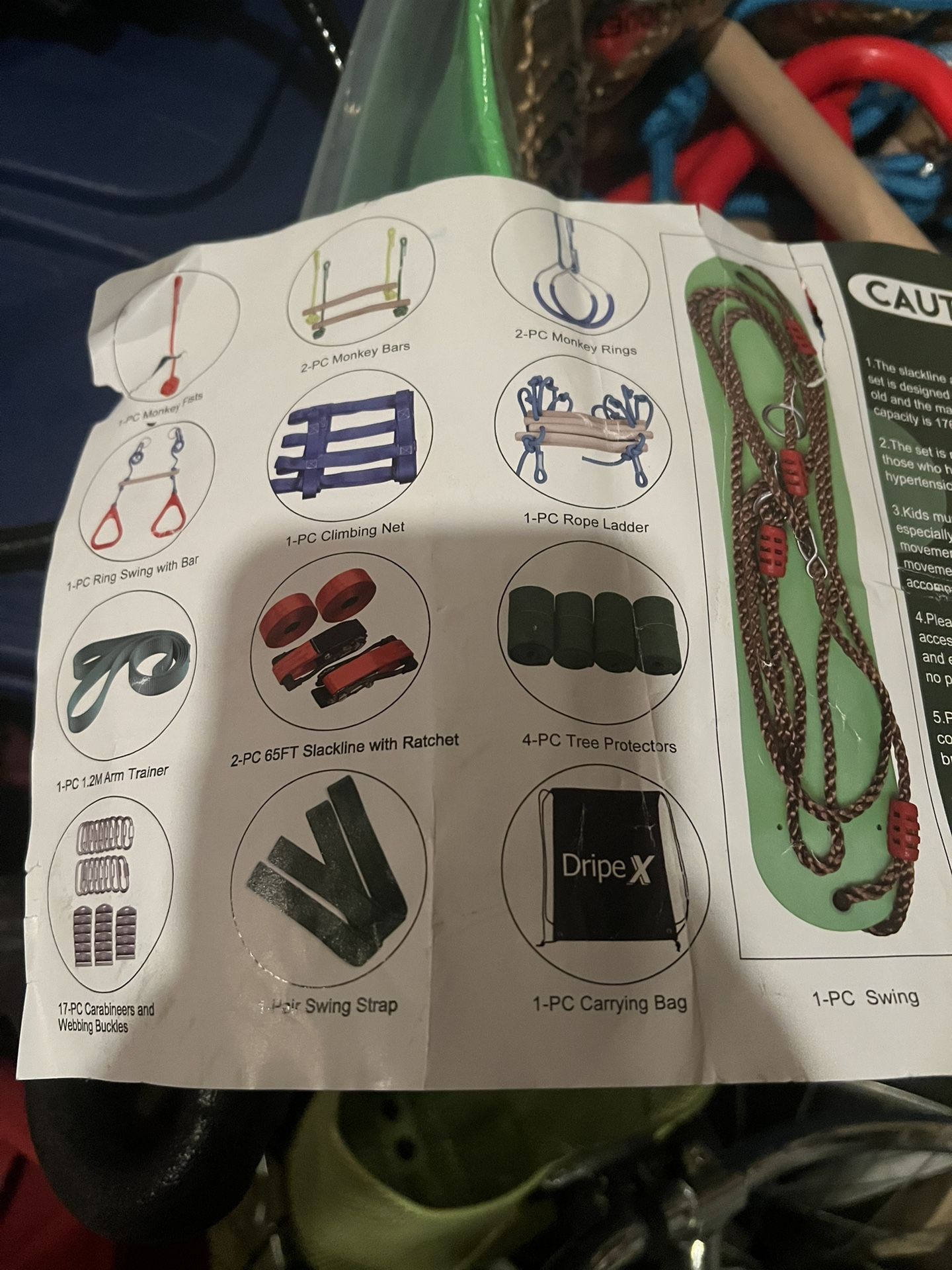 Ninja Warrior Obstacle for kids