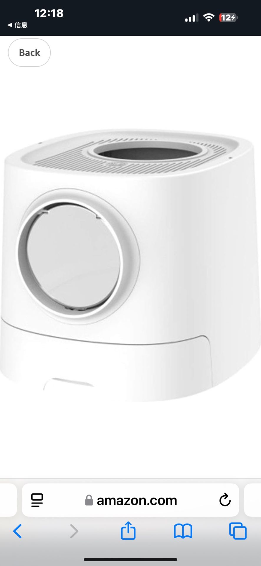 Cat Litter Box with Lid, Prevent Sand Leakage Litter Box Enclosure, Prevent Litter Scatter Spraying Cat Litter Boxes for Cats