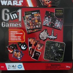 New-Star Wars Game Set Galactic Spin 6-in-1