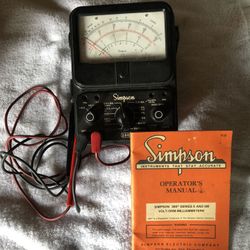 Simpson 260 Volt-OHM- Milliammeters