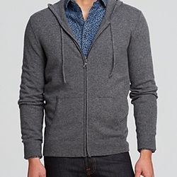 Cashmere Grey Zip Jacket