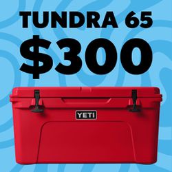 YETI tundra Hard Cooler 65 Rescue red 