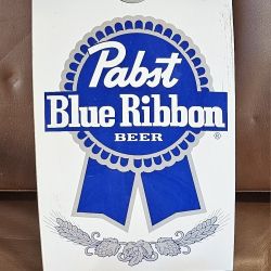 Rare Santa Cruz x Pabst Blue Ribbon "Cold One" or "Land Shark" Cruzer complete skateboard. 
It features a built-in bottle opener on the deck. 
