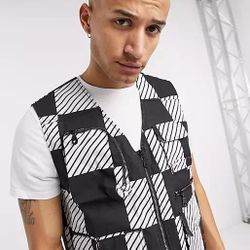 Levis Denim Vest Skateboarding 