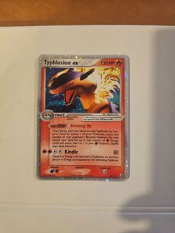NM Typhlosion ex 110/115 Holo EX Rare Unseen Forces Pokemon Holo
