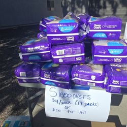 XL Sleep Overs - 17 Packages 