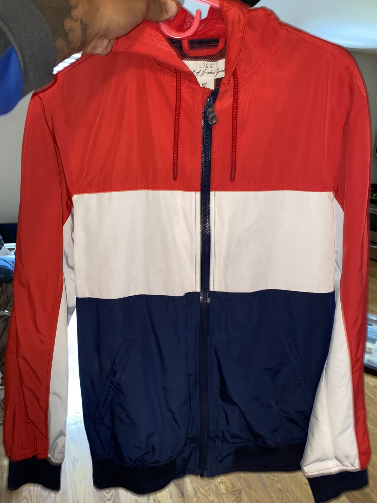 Red White & Blue Hoodie From H&M