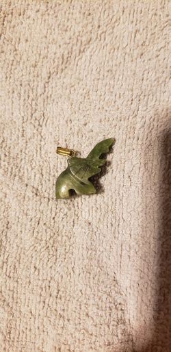 Jade Elephant Pendant