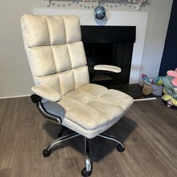 Chic Cream Office Chair 