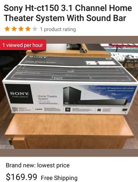 Sony home theater with remote megabass
